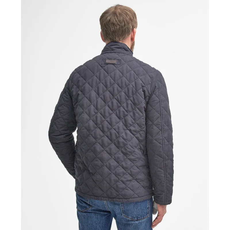 Barbour Shoveler Mens Quilted Jacket - Navy