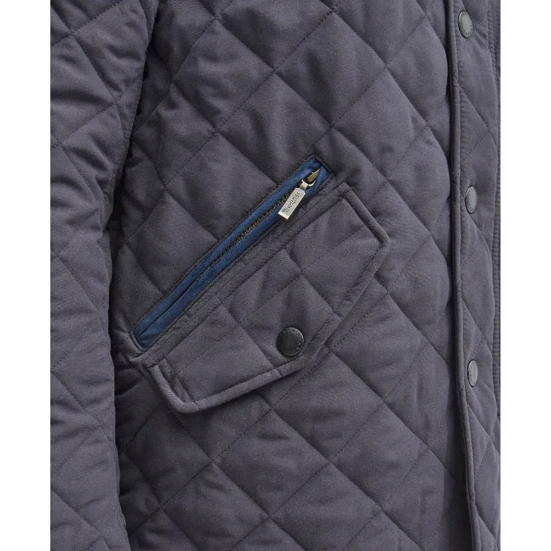 Barbour Shoveler Mens Quilted Jacket - Navy