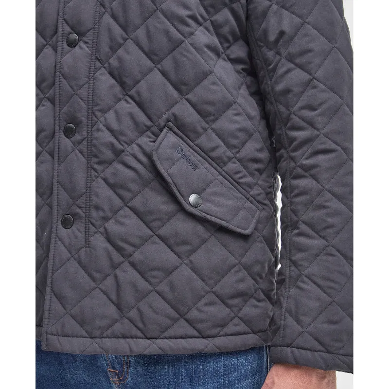 Barbour Shoveler Mens Quilted Jacket - Navy