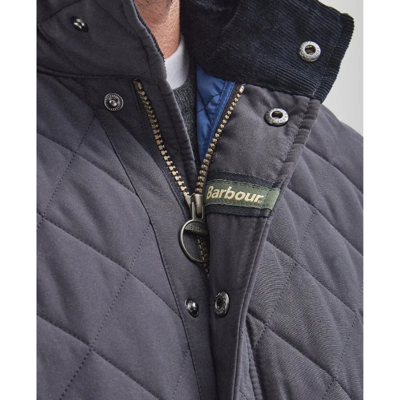 Barbour Shoveler Mens Quilted Jacket - Navy