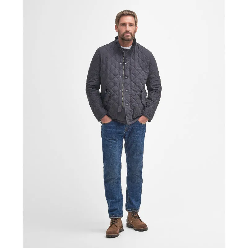 Barbour Shoveler Mens Quilted Jacket - Navy