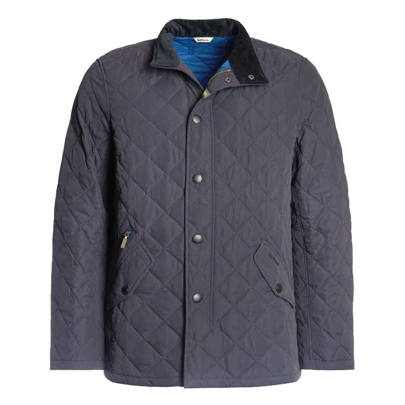 Barbour Shoveler Mens Quilted Jacket - Navy