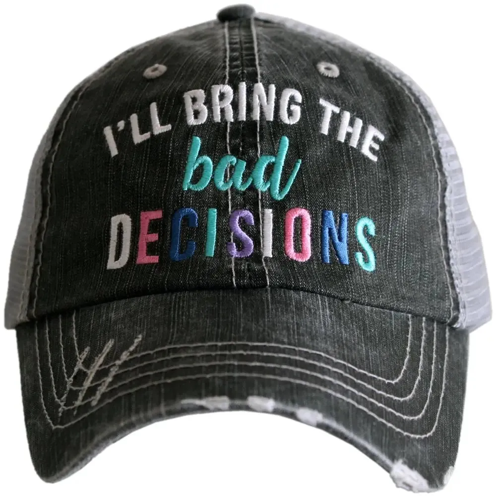 Best Friend Bad Decisions Trucker Hat Set