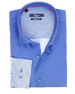 Blue Tonal Fade Sport Shirt