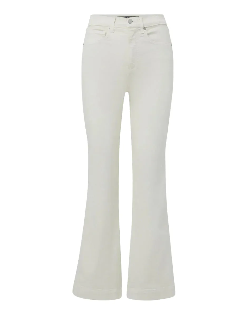 Carson High Rise Ankle Flare (Ecru)
