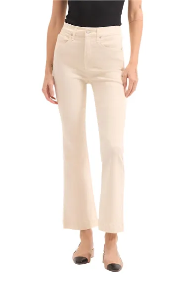 Carson High Rise Ankle Flare (Ecru)