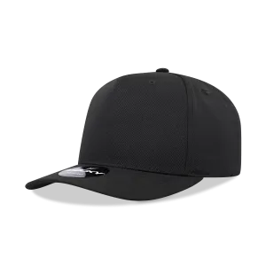 Decky 6024 - 5 Panel Mid Profile, Structured Cotton/Poly Blend Cap - CASE Pricing