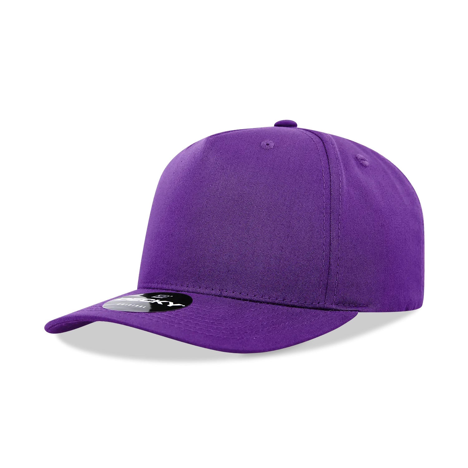 Decky 6024 - 5 Panel Mid Profile, Structured Cotton/Poly Blend Cap - CASE Pricing