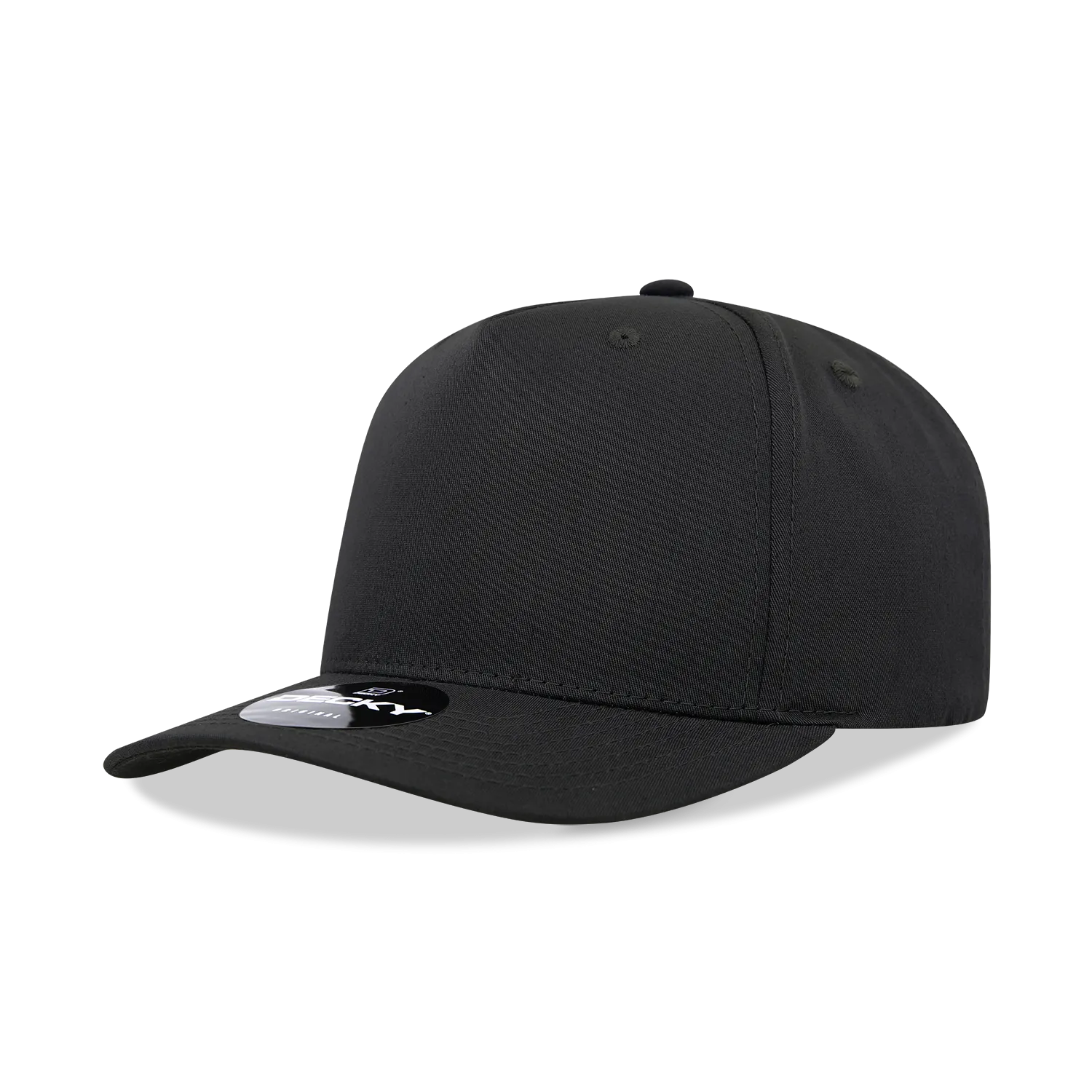 Decky 6024 - 5 Panel Mid Profile, Structured Cotton/Poly Blend Cap - CASE Pricing