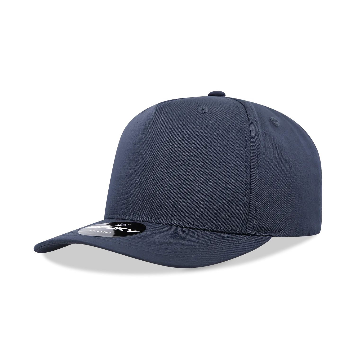 Decky 6024 - 5 Panel Mid Profile, Structured Cotton/Poly Blend Cap - CASE Pricing