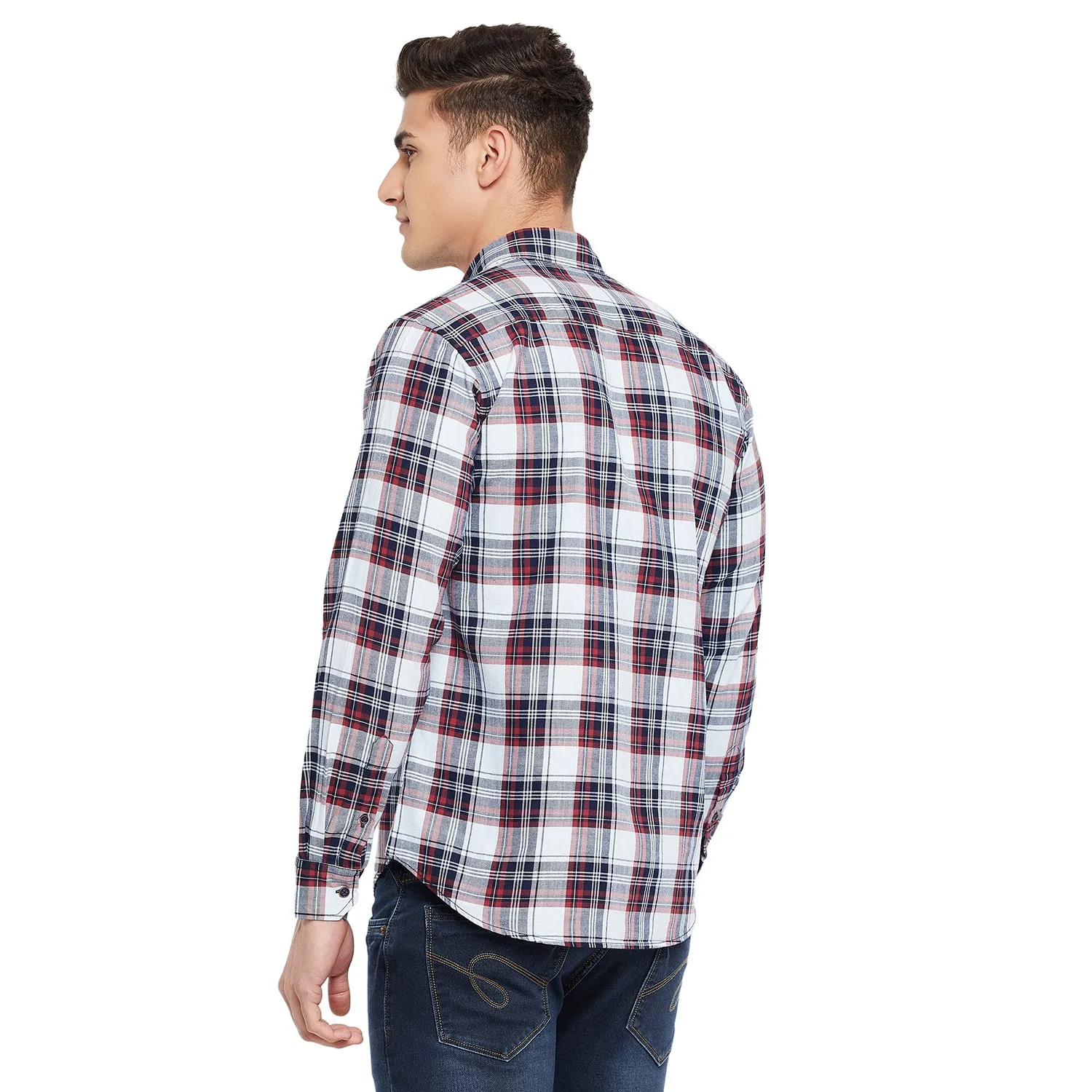 Duke Stardust Men Full Sleeve  Cotton Shirt (SDO5CKIC)