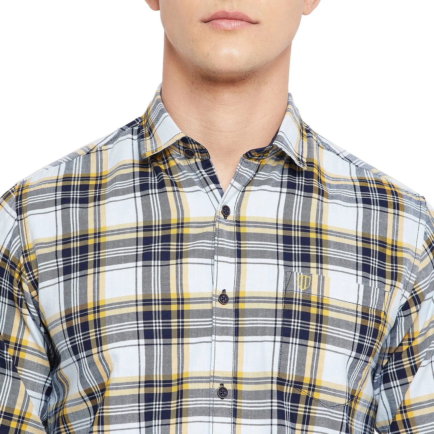 Duke Stardust Men Full Sleeve  Cotton Shirt (SDO5CKIC)