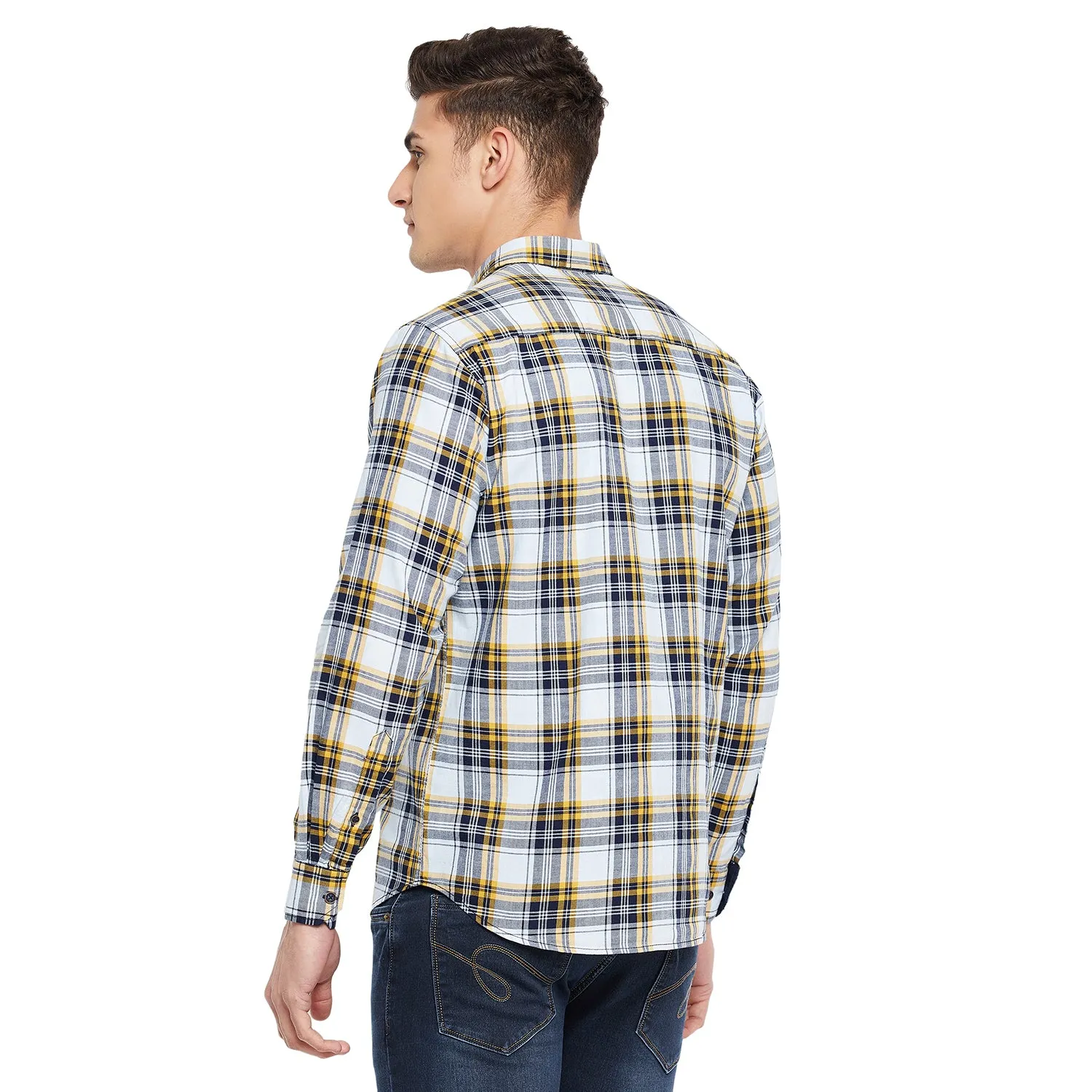 Duke Stardust Men Full Sleeve  Cotton Shirt (SDO5CKIC)