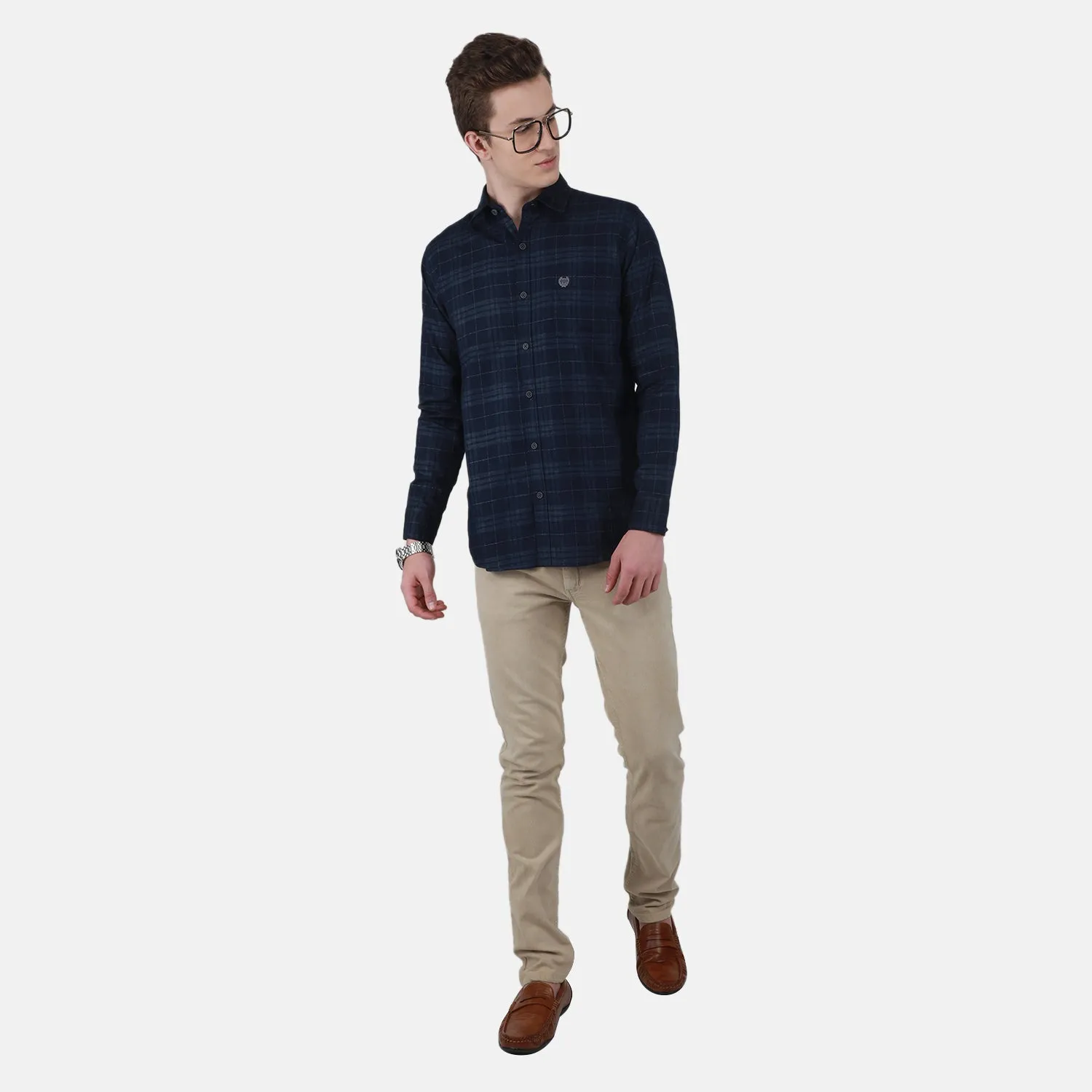 Duke Stardust Men Full Sleeve Cotton Shirt (SDO6CKS)