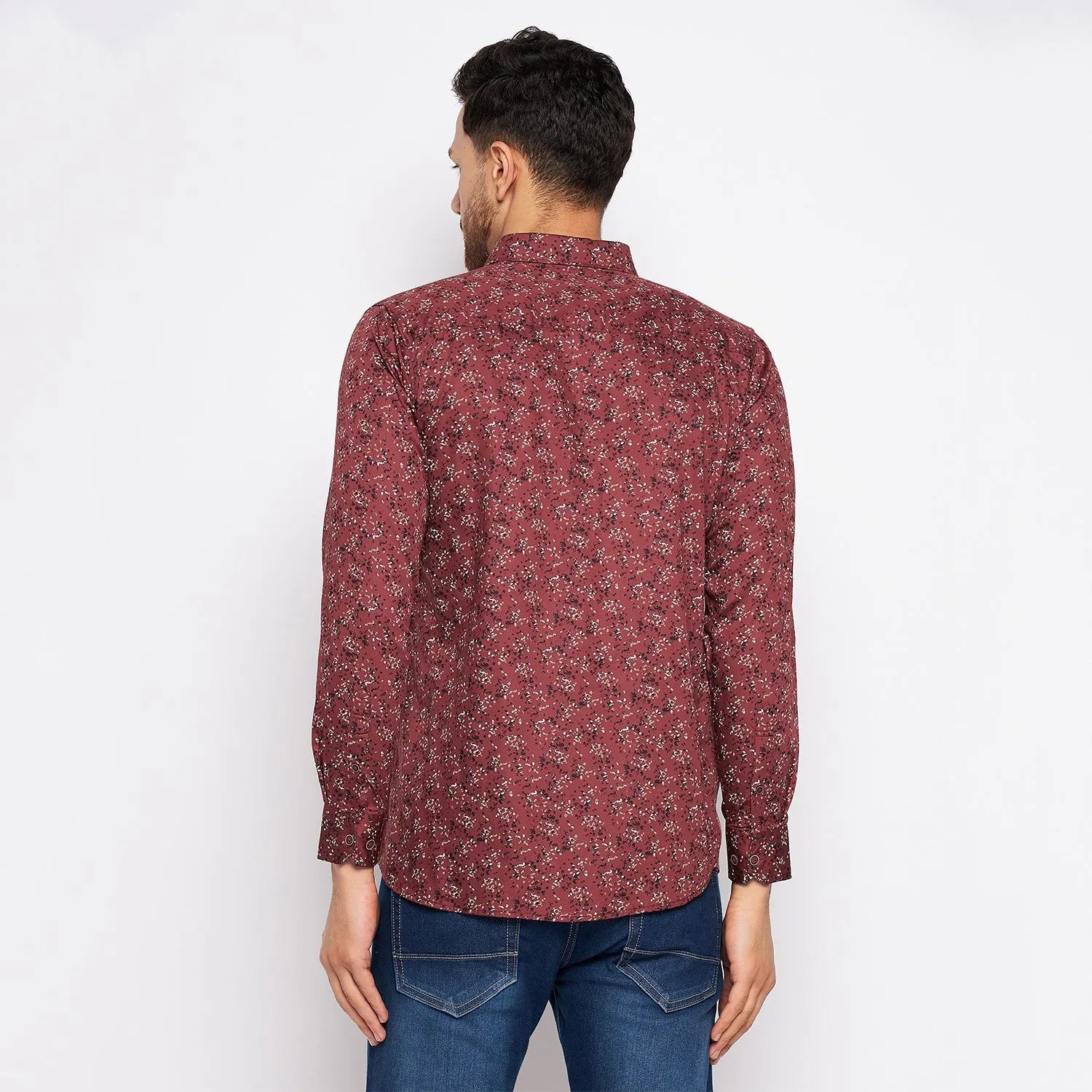 Duke Stardust Men Full Sleeve Cotton Shirt (SDO6PRTG)