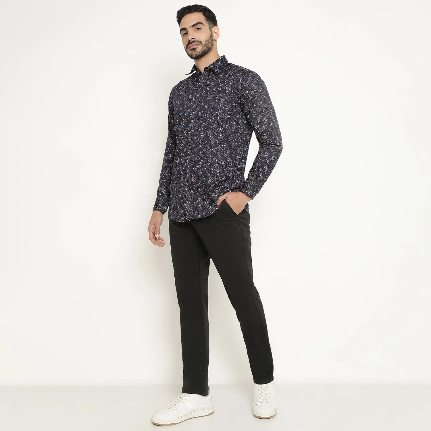 Duke Stardust Men Full Sleeve Cotton Shirt (SDO6PRTG)