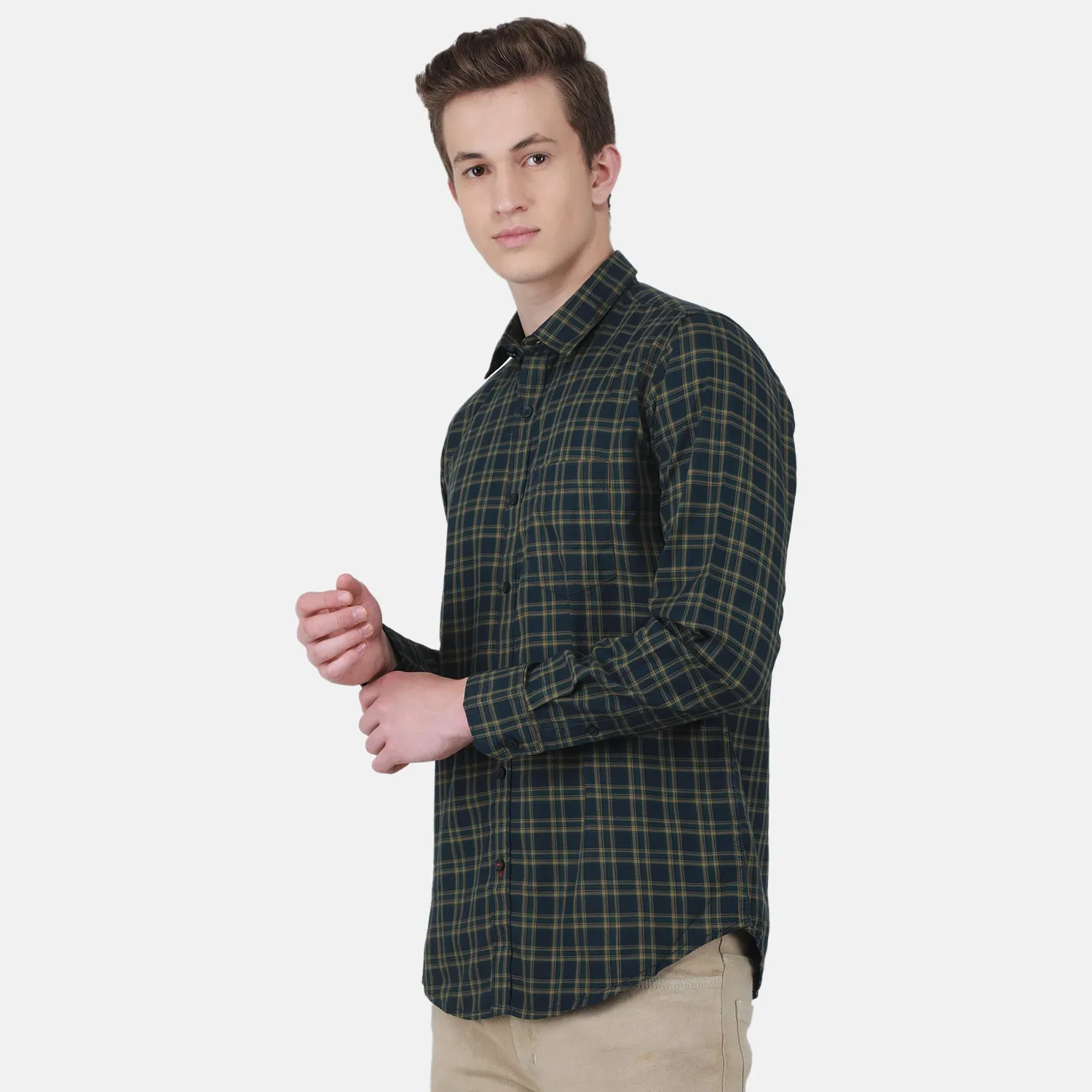 Duke Stardust Men Full Sleeve Cotton Shirt (SDO7ICK)