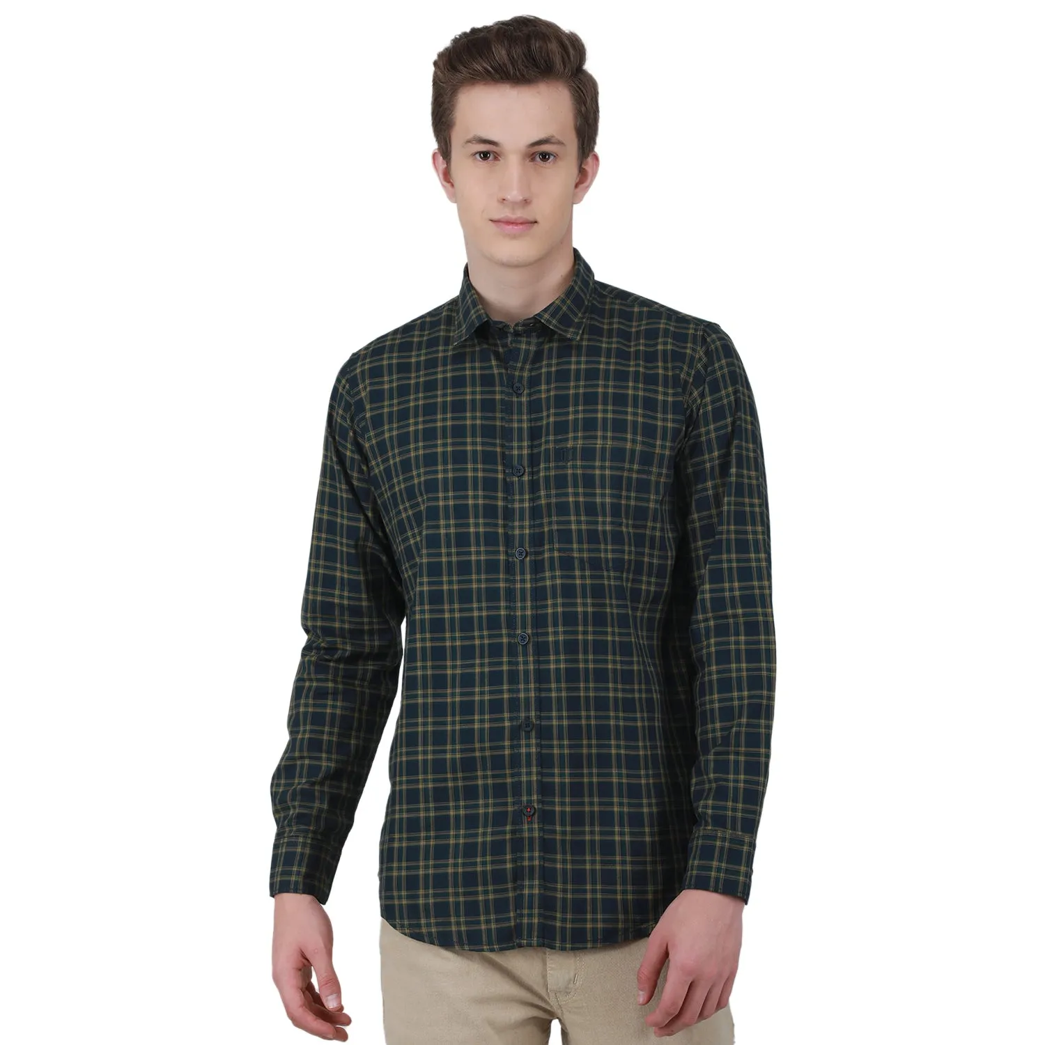 Duke Stardust Men Full Sleeve Cotton Shirt (SDO7ICK)