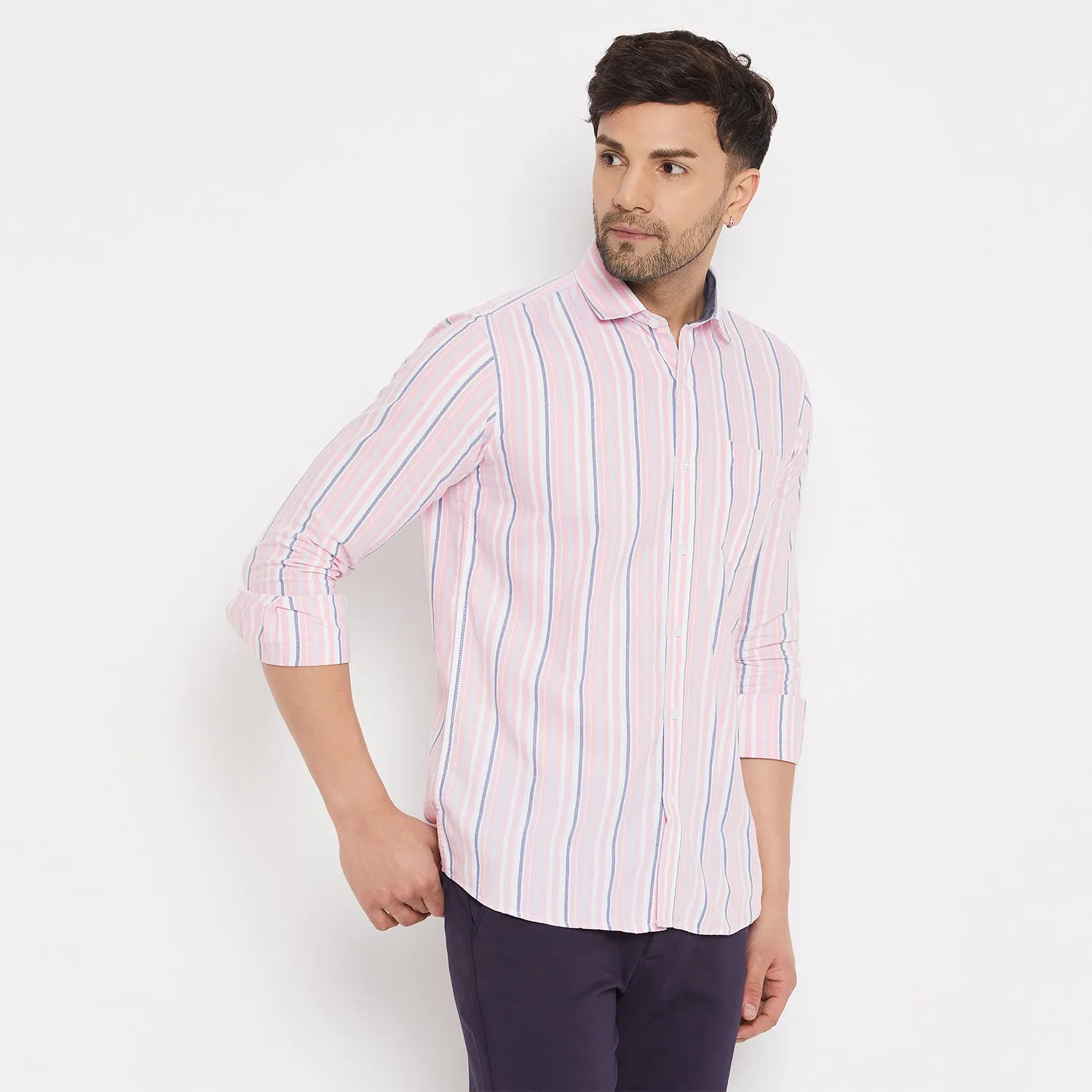 Duke Stardust Men Full Sleeve Cotton Shirt (SDO8STOB)