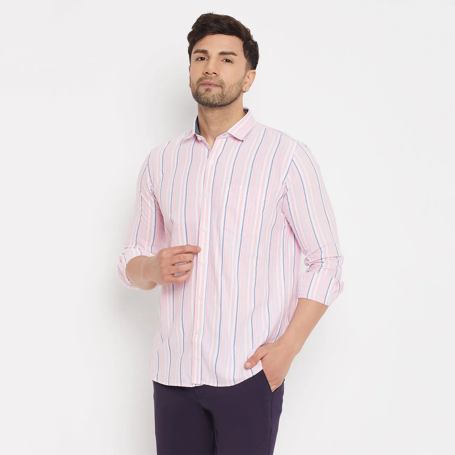 Duke Stardust Men Full Sleeve Cotton Shirt (SDO8STOB)