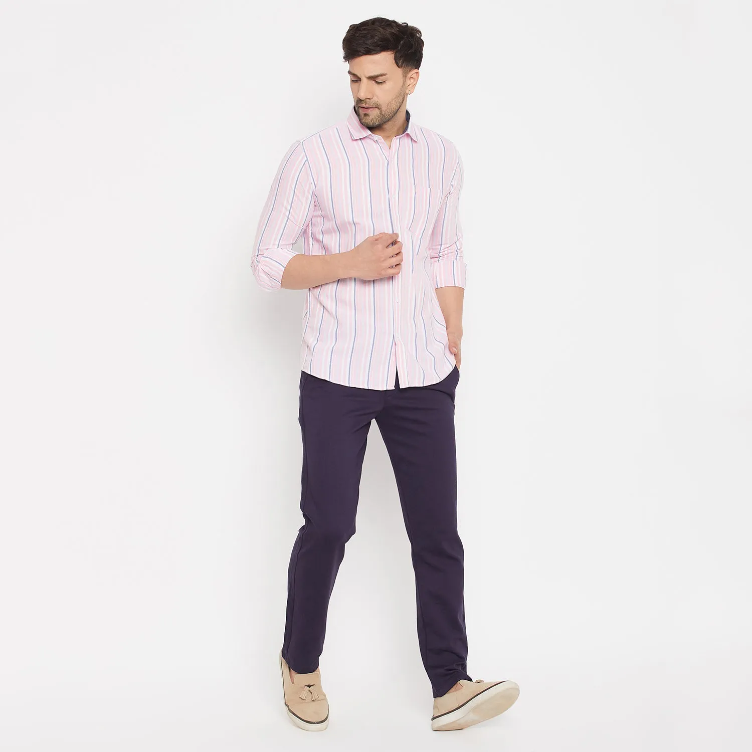 Duke Stardust Men Full Sleeve Cotton Shirt (SDO8STOB)