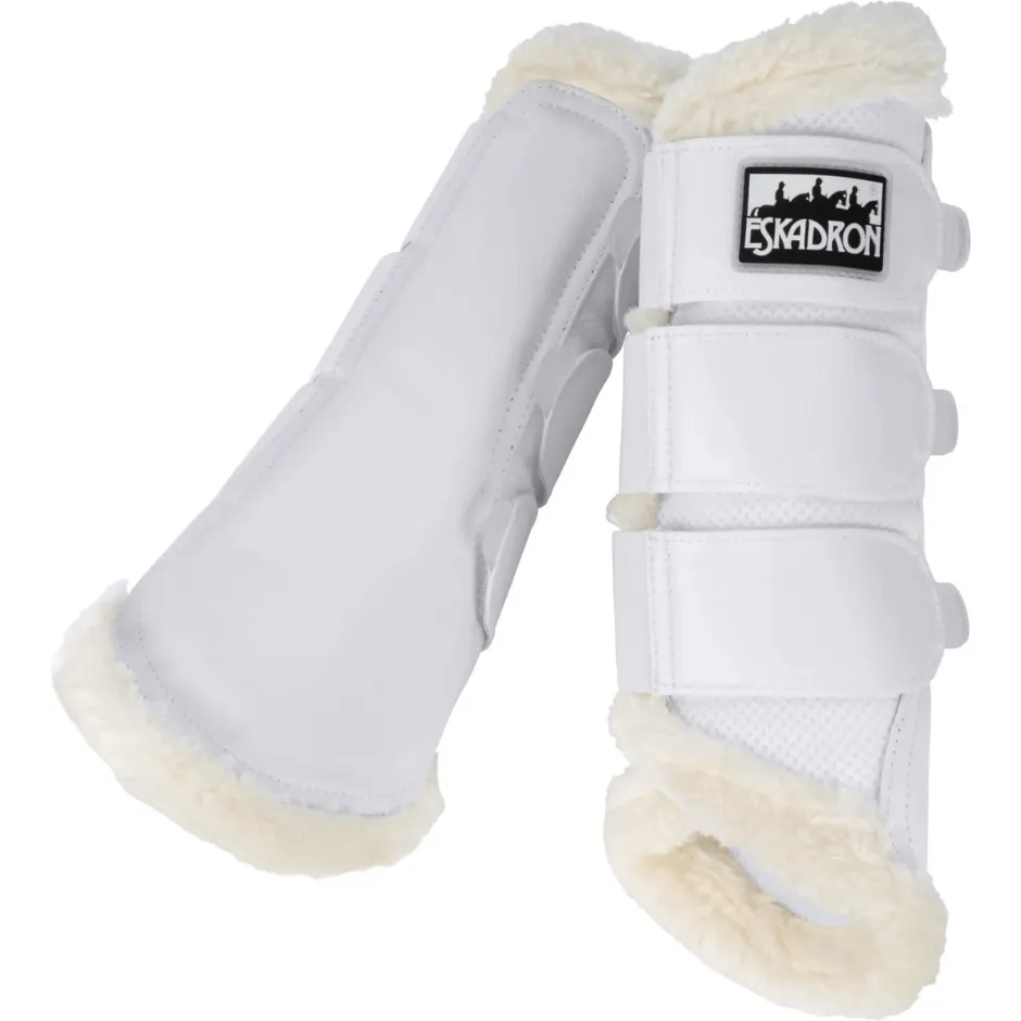 Eskadron Mesh Fleece Lined Exercise Boots - White