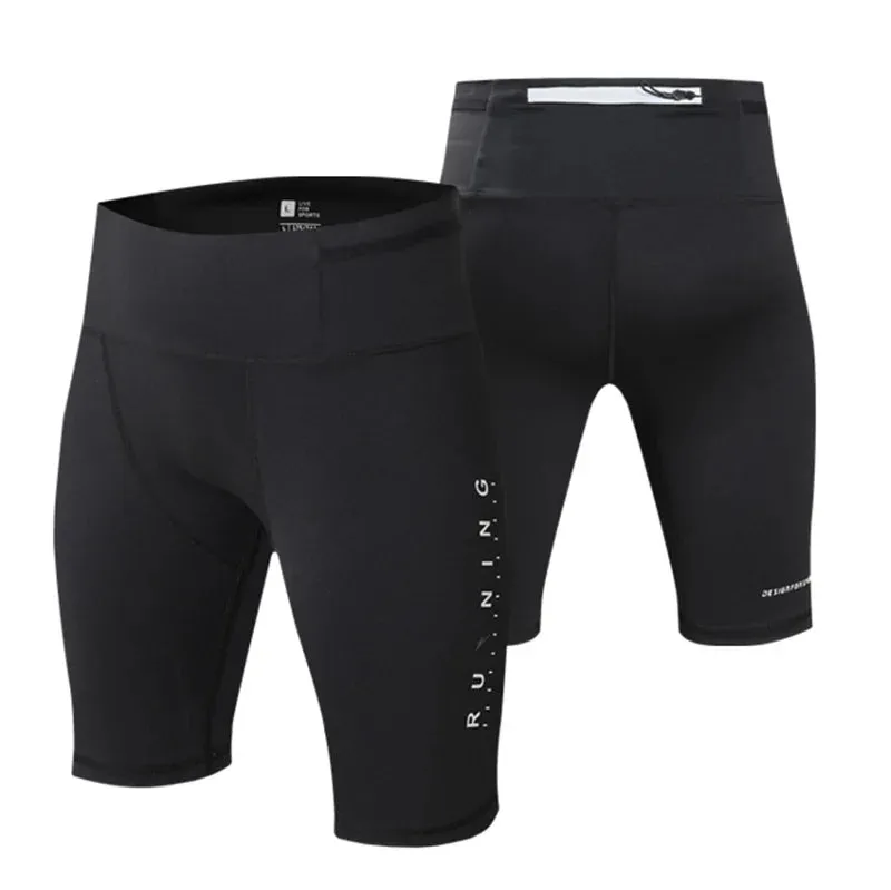 Men Women Tight Fitness Gym Shorts 2023 Summer Elastic Quick-dry Compression Workout Training Exercise Running Sports Shorts