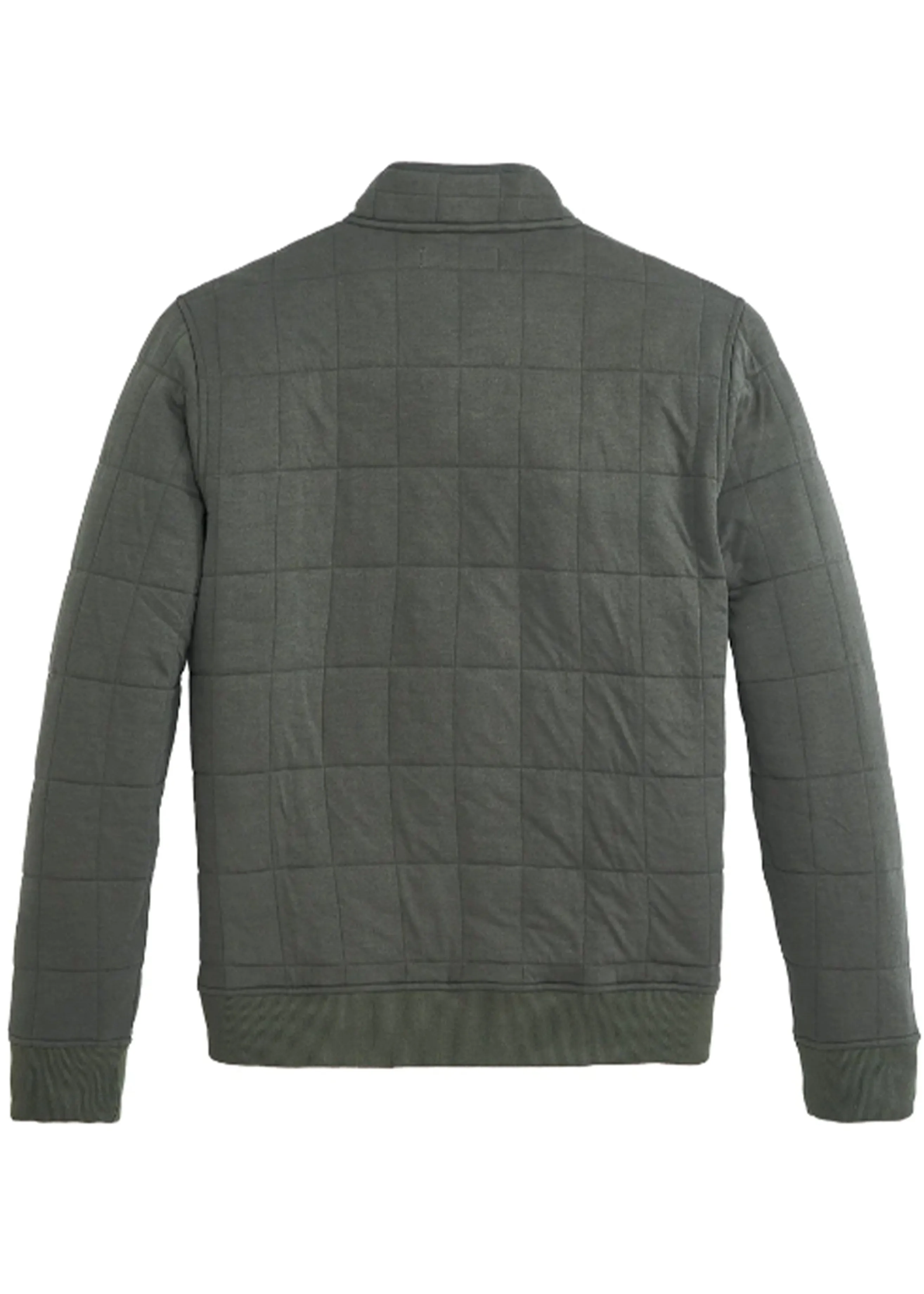 Onward Reserve Box Quilt Pullover | Dark Forest