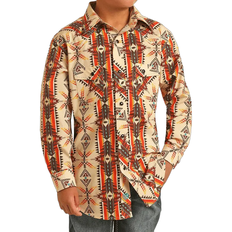 Panhandle Slime Boy's Long Sleeve Snap Shirt