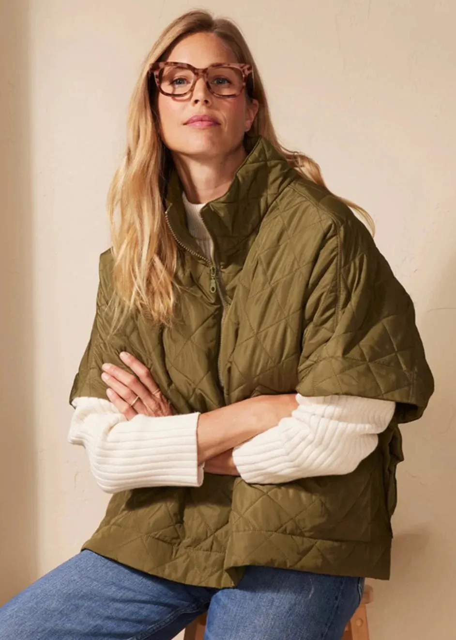 Quilted Poncho
