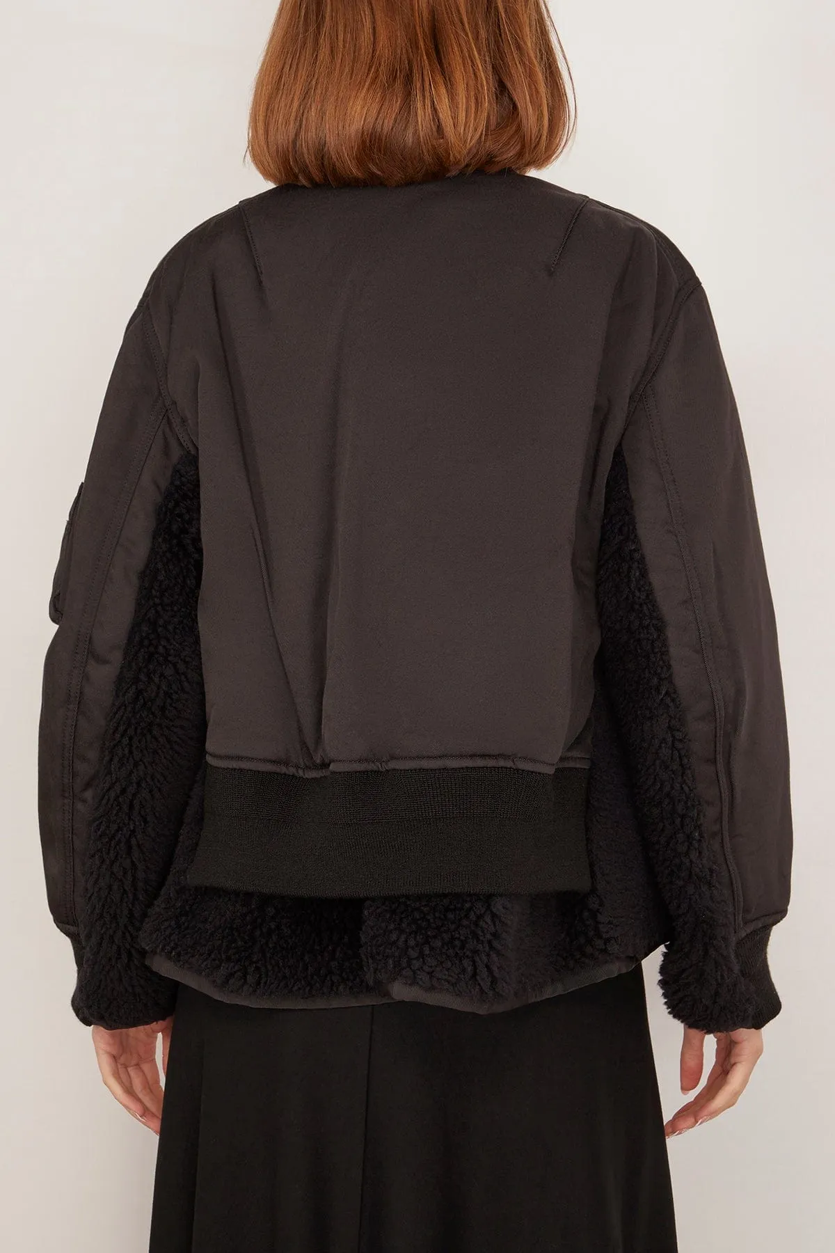 Sacai x SPIEWAK Blouson in Black