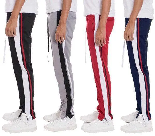 Tapered Mens Track Jogger Pants